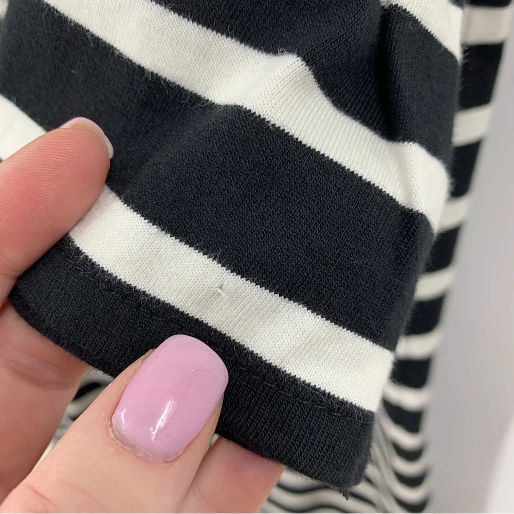 J. Crew Ruffle Sleeve Striped Shift Dress Sz S - Picture 12 of 12